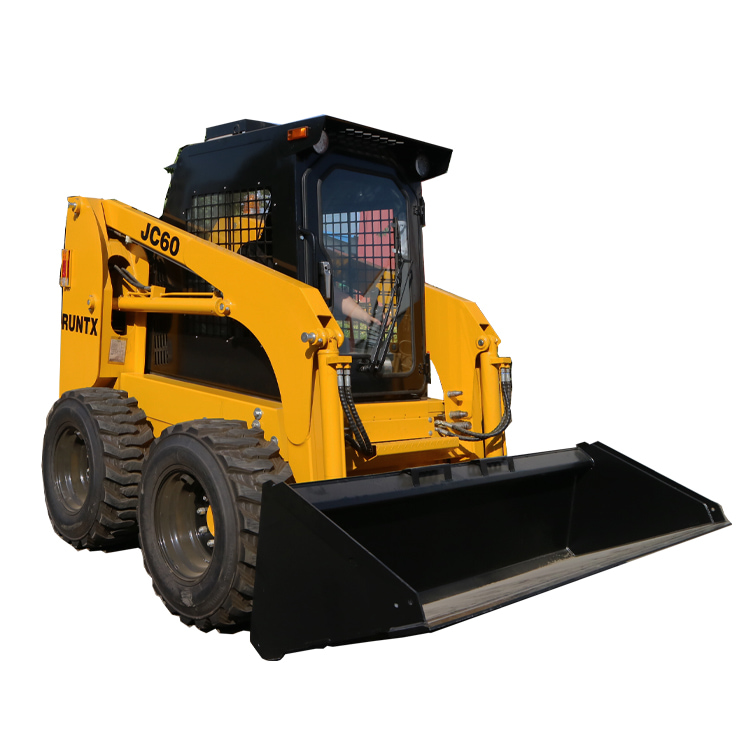 Skid steer loader with wheels