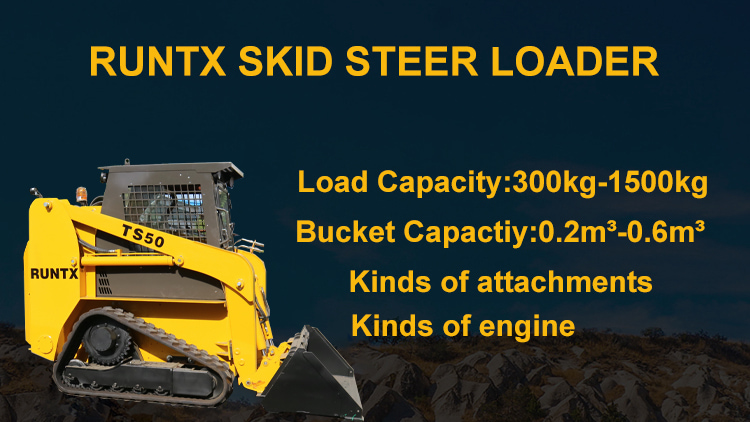 avrilmachinery brand track Skid steer loader  with Skid steer loader with track detailes