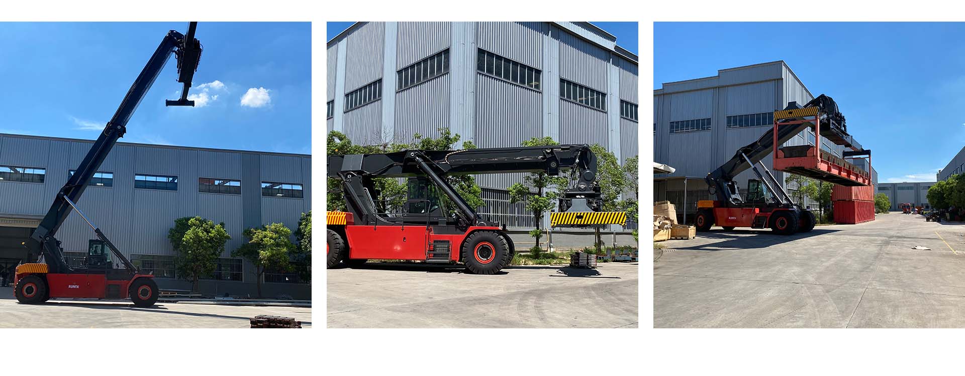 avrilmachinery 45-ton reach stacker