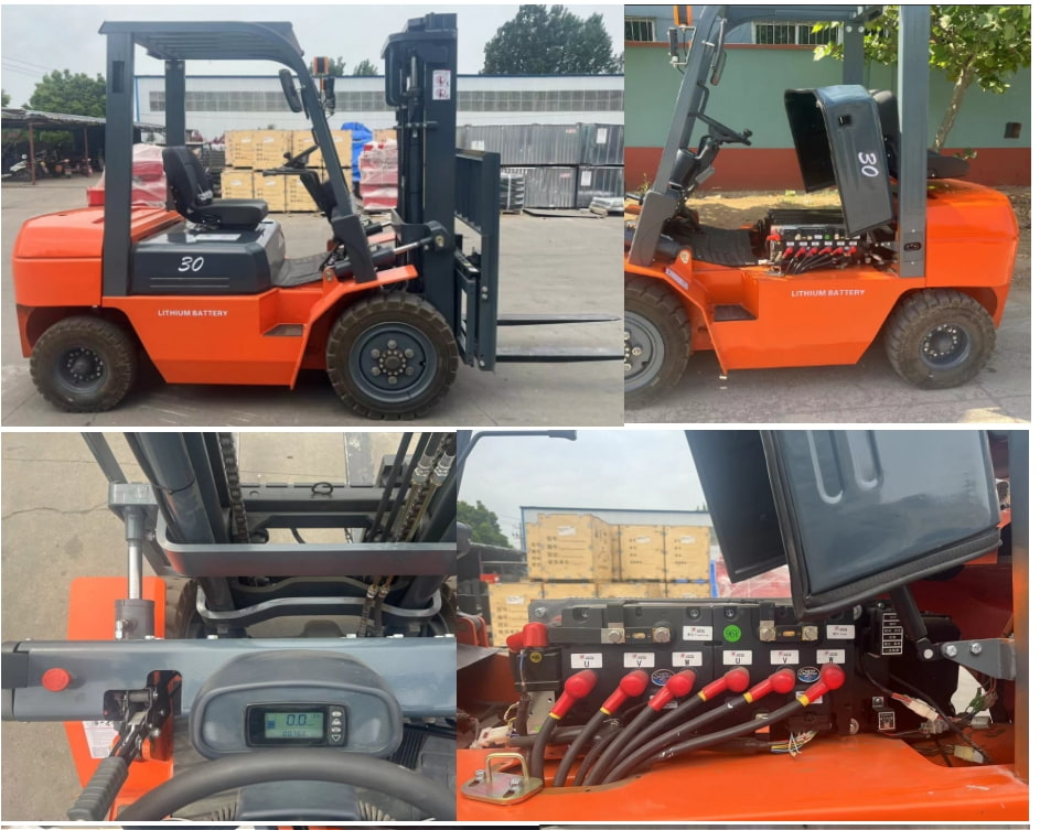 What is the advantage of Internal combusion lithium electric forklift?